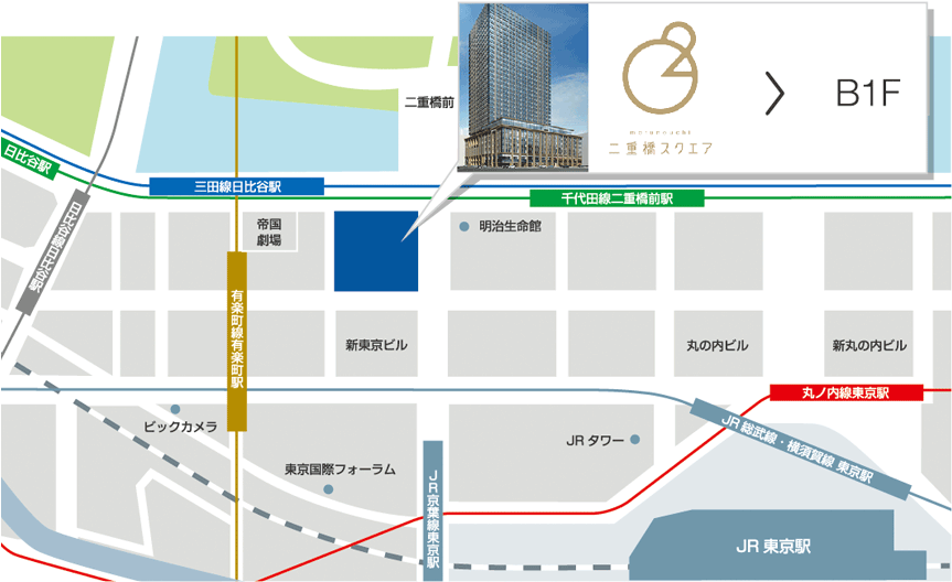 東商ビル診療所の地図